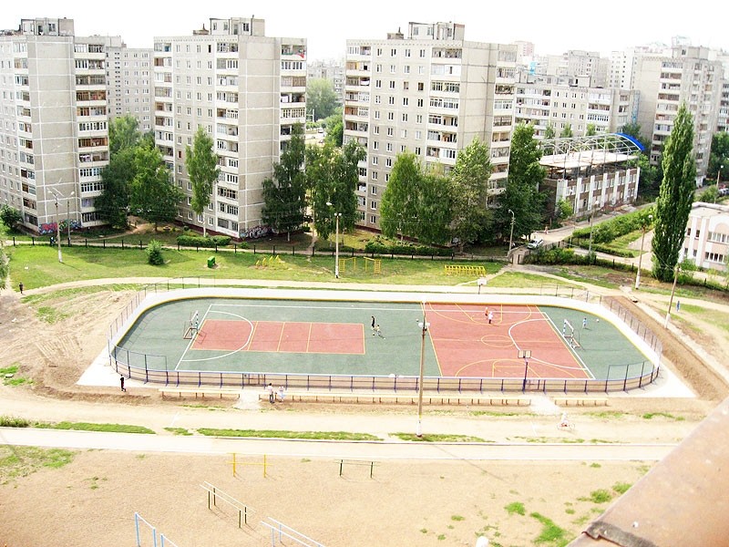 Спортивные площадки в городах Уфа, Стерлитамак, Белорецк, п.Чишмы